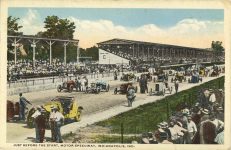 1914 Indy 500 Just Before Start 1916 10 10 postmark postcard Front
