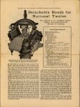 1917 Detachable Heads for National Twelve Series AK THE AUTOMOBILE reprint AACA Library page 1