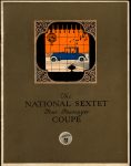 1920 THE NATIONAL SEXTET Four Passenger COUPE Front cover Source AACA Library