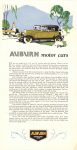 1930 AUBURN Motor Cars Auburn Indiana Folded brochure in 2 full 1