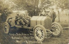 1911 Elgin Auto Races National Don Herr Driver Winner of Illinois Cup Webb Photos LeThin RPPC front