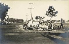 1912 Elgin Auto Races MERCEDES Clark RPPC front