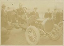 1905 11 4 NATIONAL STRIPPED DOWN STOCK CARS 1st ATTEMPT AT RACING CHAS MERZ DRIVER C ALLEY PHOTOGRAPHER INDIANAPOLIS IND 7×5