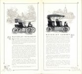 1910 Waverley THE ELECTRIC of ELECTRICS 1910 Waverley Electric Carriages pages 20 & 21