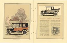 1912 Packard MOTOR CARS The 1912 Packard “30” Limousine and Landaulet pictured. Specifications – 1912 – Packard “30” Continued 8″×11″ pages 6 & 7