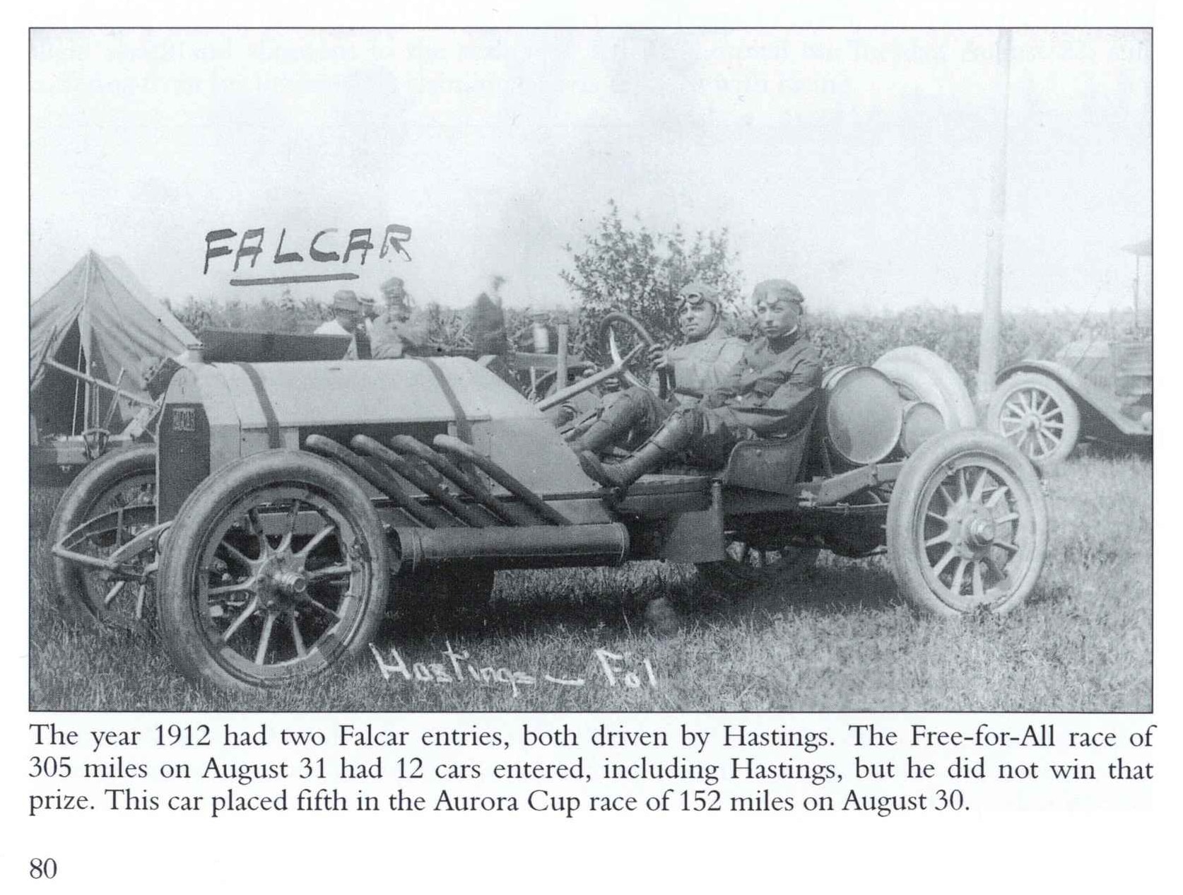 1912 8 FALCAR Hastings Elgin National Road Races POSTCARD HISTORY ...