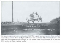 1913 8 GIL ANDERSON STUTZ CAR ELGIN AUG 1913 Elgin National Road Races POSTCARD HISTORY SERIES Elgin Illinois page 88