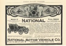 1905 NATIONAL Model C HARPERS MAGAZINE ADVERTISER