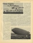 1908 11 19 Cross Country the Aeroplane now Travels By WF Bradley U of MN THE AUTOMOBILE 8.75″×11.5″ page 717