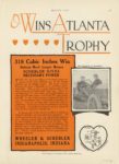 1910 11 17 SCHEBLER WINS ATLANTA TROPHY WHEELER & SCHEBLER INDIANAPOLIS, INDIANA MOTOR AGE Nov 17 1910 page 45