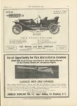 1911 2 22 GARAGE MEN AND OWNERS AMERICAN AEROPLANE MFG CO Broadway New York THE HORSELESS AGE 9×12 page 39