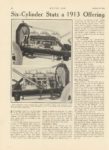 1913 2 20 STUTZ SixCylinder Stutz a 1913 Offering Stutz Motor Car Co. Indianapolis, Indiana MOTOR AGE February 20, 1913 8.5″×12″ page 36