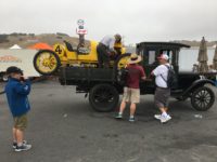 2017 8 20 Ed Archer loading his 1915 FORD Model T HMSA Monterey Historics Mazda Raceway Laguna Seca, CAL