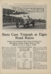 1915 8 26 STUTZ Stutz Cars Triumph at Elgin Road Races THE AUTOMOBILE AACA Library page 361