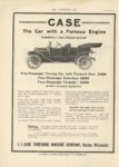 1910 8 31 CASE The Car with a Famous Engine THE HORSELESS AGE 9″×12″ page 22