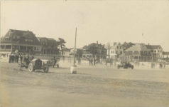 1911 9 4 Old Orchard Beach, ME Races Car 6 National driver Rutherford RPPC front