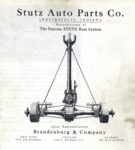 1911 ca. Stutz Auto Parts Co. The Famous STUTZ Rear System Type A and B GC xerox Front cover