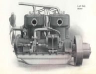 1912 CASE AUTOMOBILES Forty Motor Left side 6.25″×10.25″ page 17 a