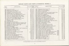 1913 CASE FORTY Model O AUTOMOBILE REPAIR PRICE LIST 8.5″x5.5″ page 42