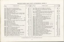 1913 CASE FORTY Model O AUTOMOBILE REPAIR PRICE LIST 8.5″x5.5″ page 46
