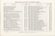 1913 CASE FORTY Model O AUTOMOBILE REPAIR PRICE LIST 8.5″x5.5″ page 48