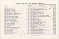 1913 CASE FORTY Model O AUTOMOBILE REPAIR PRICE LIST 8.5″x5.5″ page 52