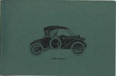 1914 ca. CASE FORTY AUTOMOBILE REPAIR PRICE LIST 8.5″x5.5″ Inside back cover