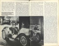 RACING STUTZ Introduction by Phil Hill By Mark Howell Ballentine 5.25″×8.25″ x2 GC pages 54 & 55