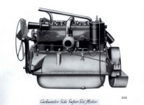 1916 ca. HUDSON racer Carburetor Side Super Six Motor 1133 9.25″×7″