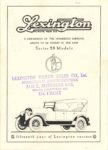 1922 Lexington Series 23 Models 5″×7″ GC Front cover