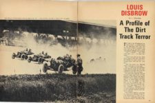 1966 12 LOUIS DISBROW A Profile of The Dirt Track Terror By J. L. Beardsley Floyd Clymer’s Auto Topics GC pages 12 &13