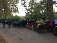 2018 11 4 7:15 AM Sector 6 London to Brighton Run 1903 National Electric Buggy Hyde Park, London