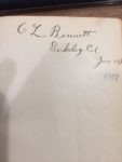 1907 SELF-PROPELLED VEHICLES C. L. Bennett Berkeley, Cal. June 20, 1907 BB pic