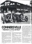 1986 5 CONNERSVILLE INDIANA’S LITTLE DETROIT By Henry Blommel CARS PARTS May 1986 GC xerox page 56