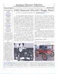 2018 8 11 1903 National Electric Buggy Story by Charles Test Antique Electric Vehicles December 2018 8.5″×11″ page 1