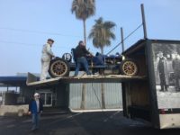 2019 1 15 Unloading the 1911 National Speedway Roadster by Jim, Brian, Bill Ragtime Racers Bondurant Raceway Phoenix, AZ