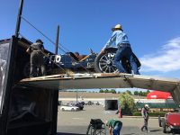 2019 6 2 1912 PACKARD racer loading Ragtime Racers Sonoma Speed Festival