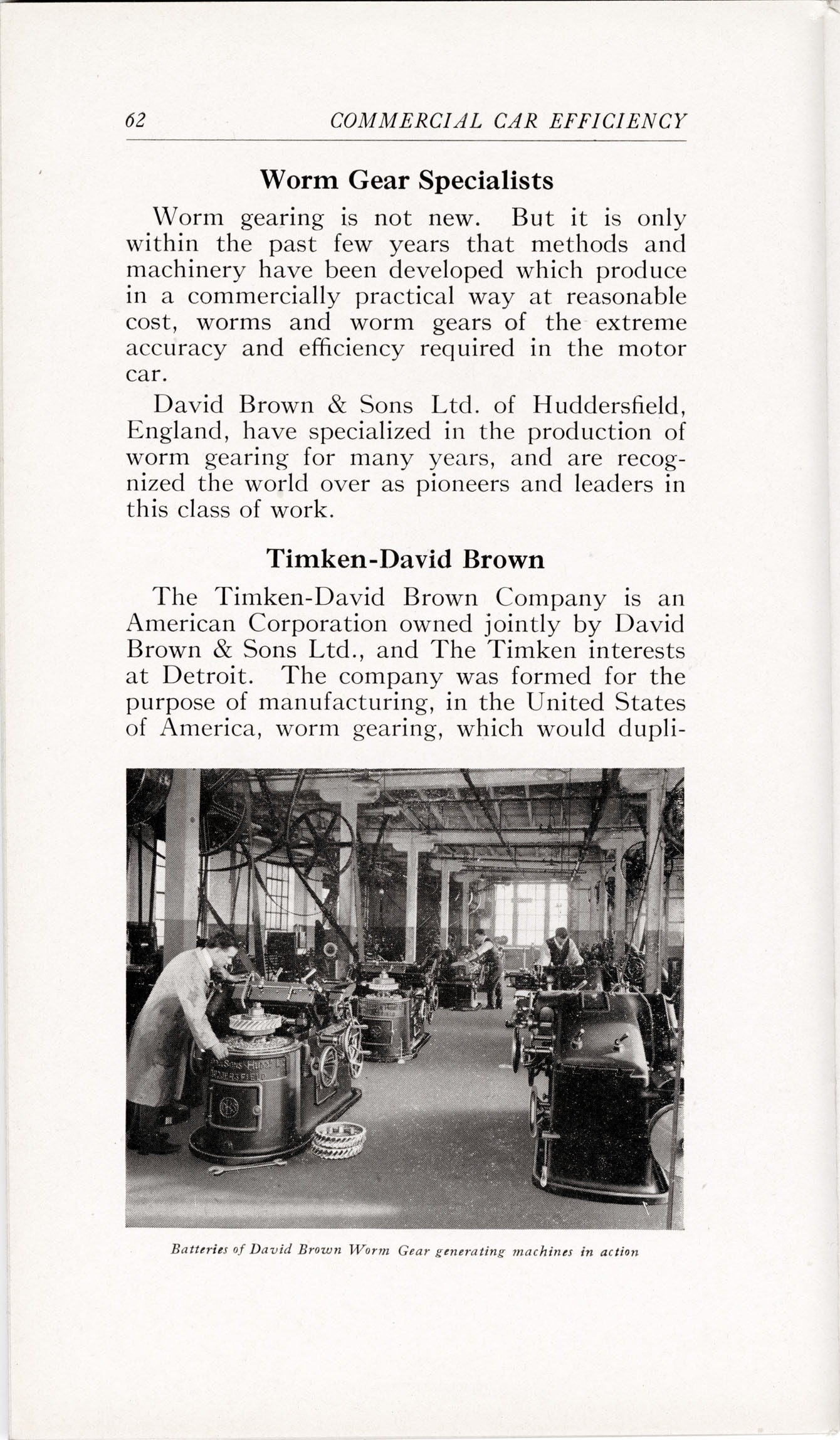 1915 TIMKEN PRIMER On the Anatomy of Automobile Axles 7th edition Burton Historical Collection Detroit Public Library page 62