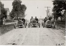 1909 CHAMLERS DETROIT Crown Point 3 cars photo Burton Historical Collection Detroit Public Library