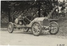1909 CHAMLERS DETROIT Crown Point Races Driver and passenger photo Burton Historical Collection Detroit Public Library