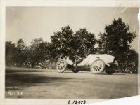 1911 CASE White Streak Fairmount Park Races Joe Jagersberger and passenger in Case racecar photo Burton Historical Collection Detroit Public Library