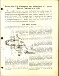 1914 ca Timken INSTRUCTIONS for PROPER CARE AND ADJUSTMENT of TIMKEN DETROIT PASSENGER CAR AXLES AACA Library page 1jpg