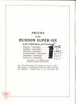 1916 HUDSON The HUDSON Super Six AACA Library page 32 higher prices