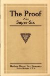 1916 HUDSON The Proof of the Super Six AACA Library Front cover 1