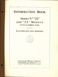 1922-23 LEXINGTON INFORMATION BOOK SERIES “U” “22” and “23” MODELS AACA Library page 1