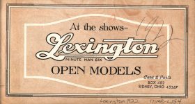 1922 LEXINGTON At the shows Lexington MINUTE MAN SIX OPEN MODELS AACA Library page 1 a