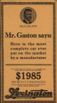 1922 ca. LEXINGTON Mr. Gaston says $1985 6.25″×11.25″ AACA Library