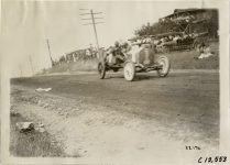 1910 NATIONAL Car 1 Elgin Races Al Livingston driving photo Burton Historical Collection Detroit Public Library