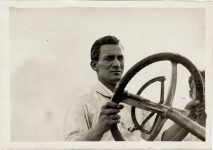 1910 ca NATIONAL driver Len Zengle photo Burton Historical Collection Detroit Public Library