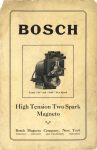 1911 ca. BOSCH High Tension Two Spark Magneto Types D and DR 5.75″×8.75″ page 1